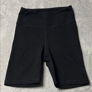 NEW MATE The Label S Organic Cotton Black Shorts